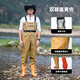 YogelTackle waders, half-length fishing pants, waterproof ultra-light rain pants, water shoes, one-piece full-body water jacket, wading suit, sea equipment