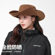 Memaru American Western Cowboy Hat Women's Summer Wear Travel Hiking Sun Protection Hat Men's Outdoor Climbing Sun Protection Mountaineering Hat