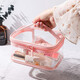 ToMill Transparent Cosmetic Bag Women's Waterproof Toiletries Bag Portable Travel Large Capacity Cosmetic Storage Bag Skin Care Product Storage Bag Summer-Colorful-Large Size