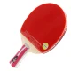 Double Happiness DHS Hurricane 3 Horizontal Classic Table Tennis Racket Competition Finished Racket Set with Table Tennis Ball H4 Star Horizontal Straight