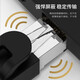 万级（OFNPFTTH）六类水晶头通孔式100个装 RJ45屏蔽网线接头8p8c 穿孔式CTA6类千兆镀金网络连接器WJ-15254