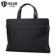 
Feige handbag for men business bag trendy men Oxford cloth casual large capacity computer bag men bag briefcase men black (hot-selling recommendation) 14 inches