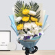 Love Qing Qing Qing Ming Festival chrysanthemum tomb-sweeping supplies bouquets for memorial services and funeral flowers express nationwide flower shop same-city delivery 11 yellow and white chrysanthemums mixed and matched
