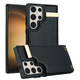 Jinhao is suitable for Samsung s25ultra mobile phone case back card s24/23/22+ wallet button card bag s21FE wallet single bottom note20 protective case full cover organ card black Samsung s23ultra