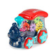 Jiayile Children's Electric Toy Car Transparent Gear Train Music Universal Girl Un an Baby 2 ans 3 Boy Play Gear Train [Couleur aléatoire]