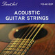 DANCHET Classic Folk Guitar Strings Electric Guitar Classical Guitar Strings Set of 6 Rust-proof Strings Guitar String Accessories Folk-Classic Blue Style-A103 Set