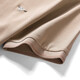 Septemberg (Septwolves) Kurzärärmiges T-Shirt für Herren Maulbeer-Seide Polo-Basishemd für Männer Sommer 5A Antibakterielles Stoff Solid Color Revers Short T. Herren Kleidung 701 (Khaki) 4xl 190/104a