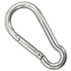 Hesdig JG-54 304 stainless steel spring hook, hoist quick release buckle, spring buckle, chain buckle, safety buckle, spring buckle M4 (5 pieces) Beijing warehouse flash delivery
