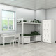 NAIGAO locker, iron cabinet, office wardrobe, employee locker, locker with lock, dormitory shoe cabinet, six-door locker