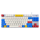 
Logitech K835 mechanical keyboard Wired gaming keyboard TTC axis 84 key office keyboard Color block keyboard Logitech K835 blue axis-blue and white keycap