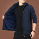 Caqueta para hombres de zhidou dou otoño e invierno más chaqueta de terciopelo ropa casual de invierno para hombres 2022 nuevo para hombres ropa de mediana edad para hombres gruesos 9898 verde tercio