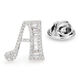This is the hip-hop 3 Zhong Hanliang same letter brooch autumn and winter personalized support name zircon couple collar button cufflinks D