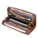 SZNR NEU NEU CASISSBUCH LANGE Reißverschluss Brieftasche Herren große Kapazität Multifunktionaler Männerkupplungsbeutel Modetrendy Brieftasche Brown 21 cm*2 cm*11 cm