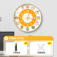 BBA wall clock creative cartoon clock wall clock cute home living room children's room wall clock twelve zodiac signs 30cm