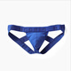 Herren Hüftlebedoppeltongs Gay Sports Unterwäsche Low Taille Hohlräume sexy Tanga Gay T-Coluser [vertraulicher Versand] Weiß L.