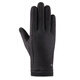 Men's Autumn and Winter Suede Sports Cycling Warm Thickened Velvet Gloves Anti-Slip Driving Takeaway Fishing Gloves Men's Suede Three-Line Black One Size