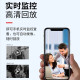 免插电4K超高清家庭小型无线摄线头手机wifi远程监控器家用摄像头 4K超清+远程开关wifi版黑色 16G内存卡(循环保存录像约3天)