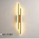FENGLANQ FENGLANQ wall lamp bedroom bedside lamp 2024 new style stair balcony minimalist creative living room TV background wall lamp H500 long gold pair three colors