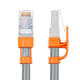 Baoerxingke, over 7 categories, seven gigabit network cable, pure copper computer broadband cable network cable, finished double shielded fiber optic network jumper, engineering grade, light gray, 10 meters