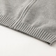 
David BELLA (DAVE/BELLA) boys sweater college style jacket medium-sized children's cardigan knitted sweater little boys' clothes autumn 2025 new children's clothing gray [spot] 150 cm (recommended height 140-150 cm)