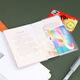 Luo Zhuodou Passport Case Travel Passport Holder Document Bag Anti-Splash Passport Bag Document Multi-Function Passport Protective Case Transparent Style