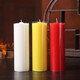 Pinzhide emergency lighting bold candle large candle large long pole daily candle emergency disaster prevention lighting red 2 pieces 5X16 cm