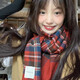 Mei Benwei Scarf Hand Laweven для подруги Palubas Plaid Children Korean 2024 Новая атмосфера Зимняя теплый [корейский ретро-плед] Belle Sea Salt [один размер] милый/универсальный/белый