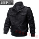 JEEP SPIRIT男士飞行员外套男夹克二战美军军迷战术外套 9903军绿色 薄款 2XL 150-165斤 建议