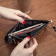 Kuqidaishu Women's Clutch Sack 2025 Summer New Thin Thin Women Bag Сумка длинная мода мода женская муфта Black