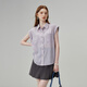 Fan Silan 23FS12142 French commuting lazy shirt simple large pocket solid color single-breasted shirt Hyacinth purple M