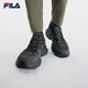 FILA fern straw shoes FERN men's shoes outdoor dad shoes casual shoes fashionable and comfortable sports shoes shade gray/black-DB 42.5