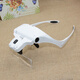 Mr. Crazy Head-mounted Magnifying Glasses Pore Pulling Blackheads and Acne Eyebrowsist Glasses Beauty Salon Special Light Eyebrow Grafting BST-9892B1 Battery Model