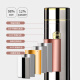 Kuangdi High-End 316 Edelstahl Thermos Cup Herren-Tee Tasse große Kapazität Tragbarer Wasserbecher Geschenkgeschenke Geschenkbox Rotholz Farbe Gewöhnliches Netz 420 ml