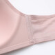 Aimer Aimer underwear women's push-up no-wire bra 3/4 thin mold cup bra light smoke AM172801 bean paste powder B80