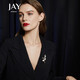 Jay flower brooch, high-end female corsage, suit accessories, birthday gift for mother, mother-in-law, elders