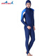 DIVE\x26SAIL wetsuit couple quick-drying sun protection clothing long-sleeved one-piece swimsuit snorkeling surfing jellyfish clothing 715MD men's hooded style S