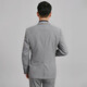 Shanghai Haoyu Suit Men's Business Formal Suit Fit Professional Wear Light Gray Two Button Wedding Suit with Mid Slit H2 Gray XL (175) Recommended 125-140Jin Jin equals 0.5 kg