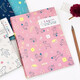 season four season paper 25K double coil notes KTF2501 notepad A5 coil book spiral exercise book KTF2501-02 25K ​​double coil notes-Bear