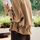 Olrain French Khaki kurze Windbreaker -Jacke für Frauen Herbst -Kleidung Temperament kleiner Lteschand für Frauen Khaki (zweite Charge) M.