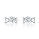 Liuguifu Jewelry Bow Earrings PT950 Platinum Earrings Earrings Earrings Women's E-commerce Special Birthday Gift 1.65g
