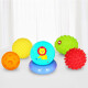 Fisher-Price Children's Toy Ball Inflatable Ball Hand-Grabbed Elastic Ball Baby Primary Training Play Gift Training Ball Six-in-One Set