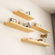 Yupinjia solid wood partition wall storage rack, wall punch-free one-word shelf storage rack, solid wood color 60*12