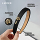 LnieerLNIEER Retro Small Fragrance Camellia Headband Women's Autumn and Winter High Skull Headband Going Out to Wash Your Face and Press Your Hair Headgear Camellia Headband Black