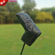24 types of golf club covers for irons, straight one-word shoe putter cover, semi-circular club head cap cover, one-word putter cover with black skull patch