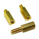 Shantoulincun hexagonal copper column M3 single-head long and short-tooth copper column chassis motherboard screw column circuit board support isolation column copper pillar M3*15850