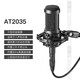 Audio-technica AT2020 AT2035 AT4040 AT4033 AT2031 condenser microphone audiobook recording live karaoke dubbing set anchor sound card singing microphone Audio-technica AT2035 genuine new
