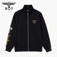 
BOY LONDON [Black Deacon] Spring men and women's style black trendy and cool knitted jacket N12801 Black XL