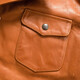
Show Stage Niche Wax-Sensory KB Bear Men's Top Layer Cowhide Leather Jacket High-quality Fashion Genuine Leather Jacket Orange 3XL/185