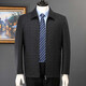 Pier Cardin Wool Jacke Herrenjacke Frühling und Herbst neuer Stil mittlerer und älterer Außenbekleidung und gelegentlich führender Kaderjacke DK-34 Button-Down-Style-Dark Grey L (175)-Empfohlen 130-145jin [Jin gleich 0,5 kg]