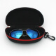 Xia Bao Sunglasses Case Sunglasses Case Boys and Girls Travel Storage Large Portable Anti-Stress Car Box Half Moon Shape A Style Black-Red